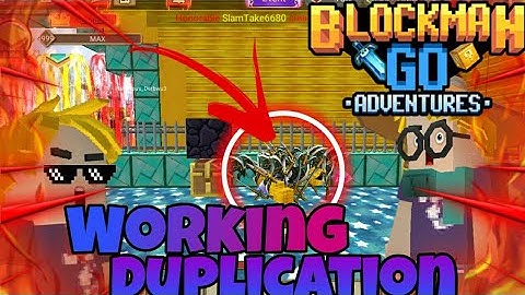 New duplication glitch 2.19.4 skyblock || blockman go