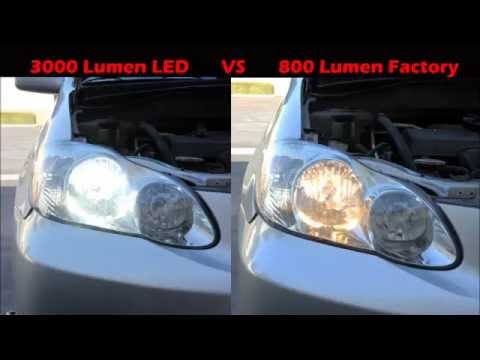 Правильное расположение диодов в фаре Лампы Clearlight X-treme Vision (галоген) KIA Sportage (4G), 2 л, 2019 года ра