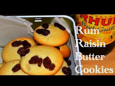 Quick & Easy Rum Raisin Butter Cookies -- Parisian Kitchen