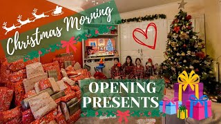 CHRISTMAS MORNING OPENING PRESENTS! | MERRY CHRISTMAS  CHRISTMAS DAY 2022!