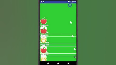 android recyclerview listview vertical example