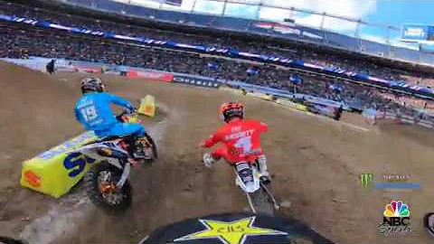 GoPro: Dean Wilson 450 Heat Race Highlights 2019 Monster Energy Supercross from Denver