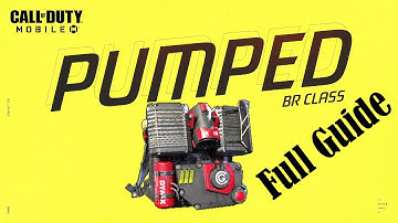 HOW THE PUMPED CLASS WORK IN CODM BATTLEROYALE ||  COD MOBILE CLASS GUIDE