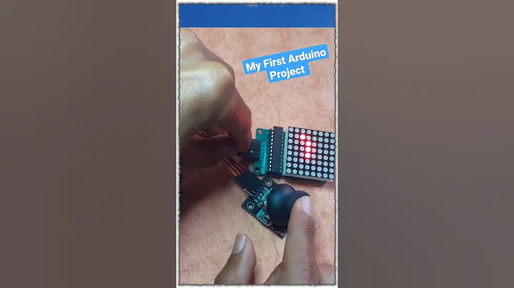 Arduino Snake Game Project - LED Matrix + Joystick