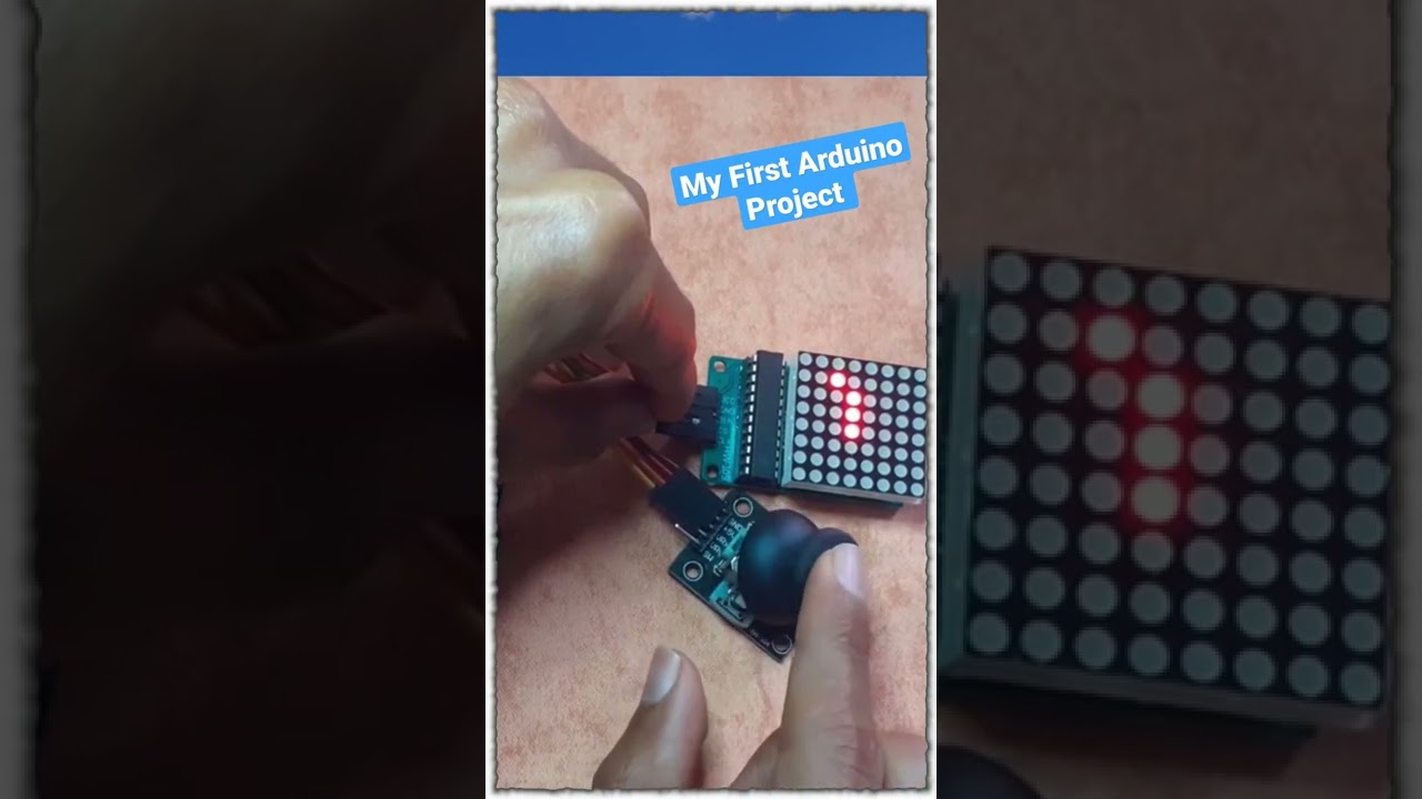 Arduino Snake Game Project - LED Matrix + Joystick - YouTube