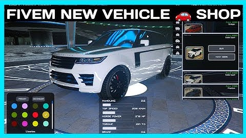 QBCore New VEHICLE SHOP 🚗  *FREE* | FiveM Roleplay Scripts | FiveM Tutorial 2023 | MJ DEVELOPMENT