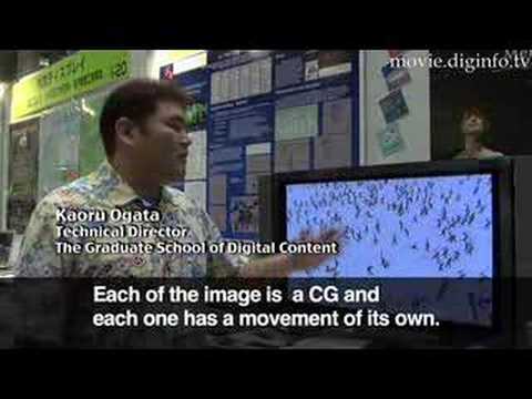 DigInfo - movie.diginfo.tv Digital Hollywood's Graduate School of Digital Content, NTT Data, and Fujiyama have launched a "distributed rendering" video production demonstration experiment that employs distributed computing technology. The partners began the experiment this August, and it is scheduled to continue until December. The video will highlight Japan's most famous battle, the "Battle of Sekigahara". Plans call for producing the video with a resolution of approximately 8 million pixels, or quadruple the resolution of the current high-definition standard, in an effort to establish a next-generation digital cinema format. The partners will invite Internet users to allow them to link idle home PCs together over the Internet in order to generate the computer graphics for huge battle scenes. One of the goals of the experiment is to popularize the idea of sharing existing computer resources (CPU) as part of an overall "digital ecological movement".