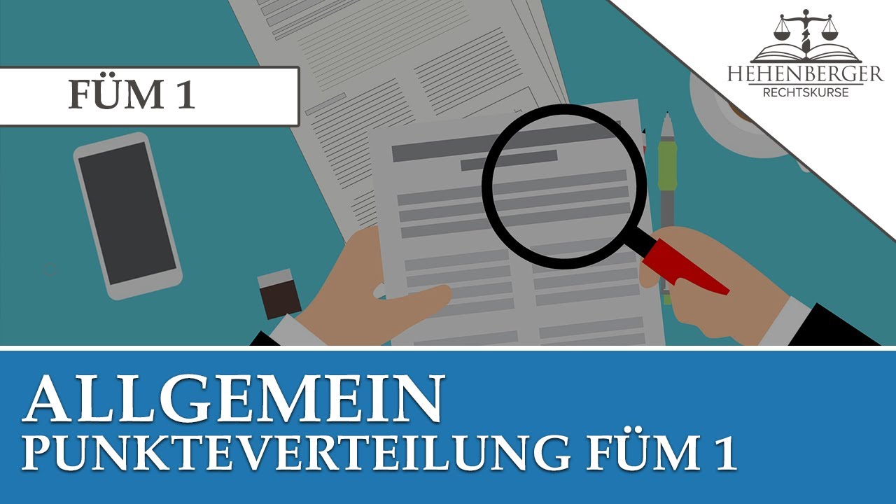 FÜM 1 - Punkteverteilung - Wie man zu einer positiven Note kommt!