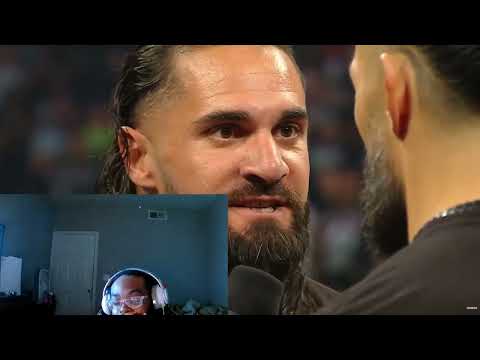 Seth Rollins STOMPS Roman Reigns after an intense war of words turns chaotic REACTION #13RYCETV