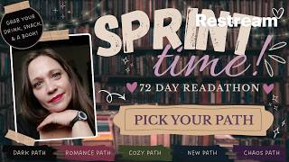 📚 72 Day Readathon | Live Reading Sprints