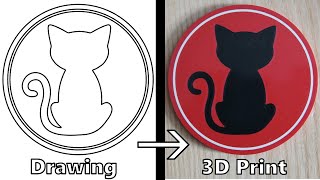 How to Design a MultiColored 3D Print | Bambu Lab 3D Printer