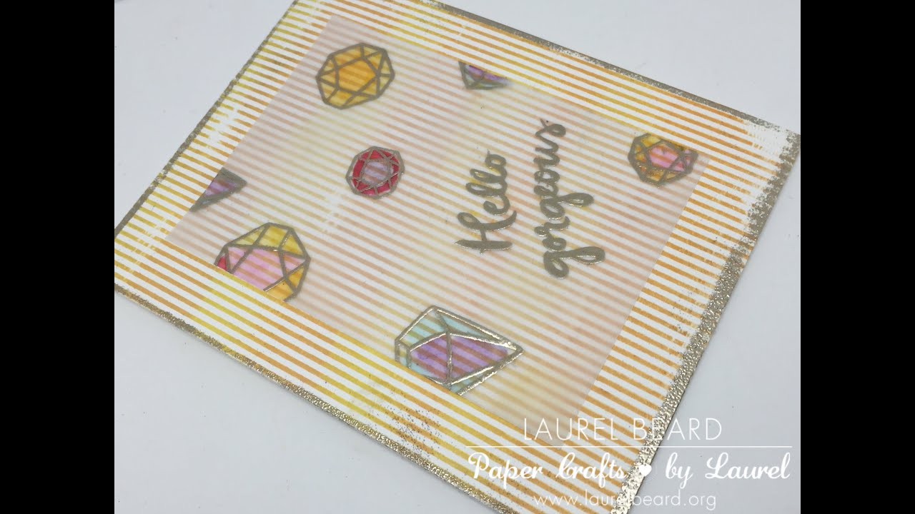 Coloring on Vellum - YouTube