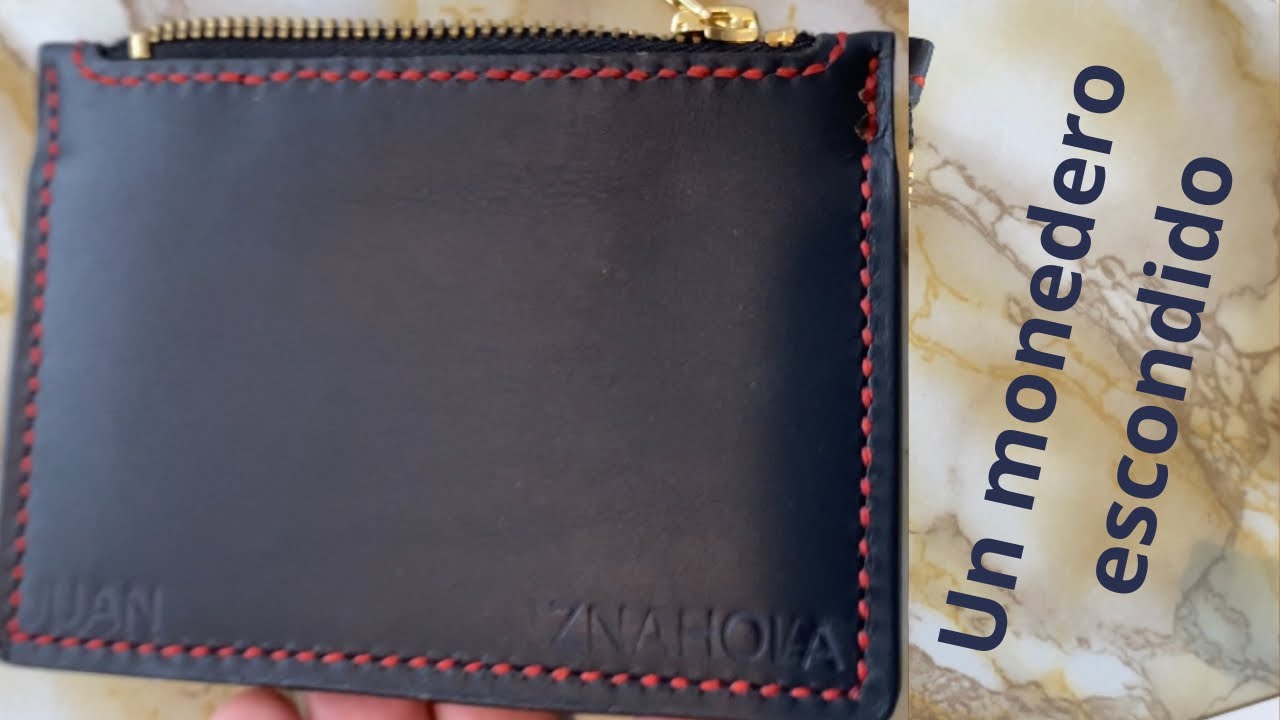 Como hacer un monedero ESCONDIDO, dentro de un tarjetero!!!