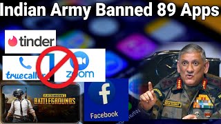 PUBG,FACEBOOK ,INSTAGRAM BANNED | Indian army banned 89 apps screenshot 5