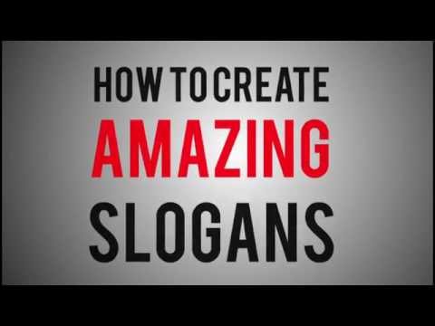 Video: Jak Vytvořit Slogan