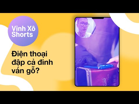 Điện thoại siêu bền đập cả đinh và ván gỗ? #shorts