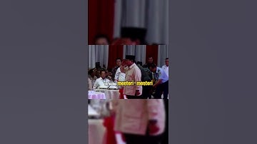 Hormat Prabowo untuk Try Sutrisno Sebelum Berpidato di Halal Bihalal Purnawirawan TNI