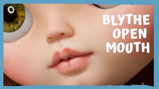 how to OPEN MOUTH on a BLYTHE DOLL