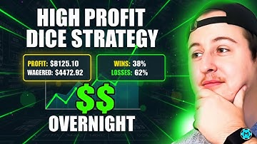 The LOW RISK Dice Strategy That Delivers INSANE High Reward Profits | STAKE DICE STRATEGY