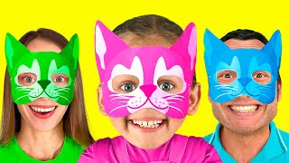 Máscaras engraçadas para crianças - Jogos e shows em família