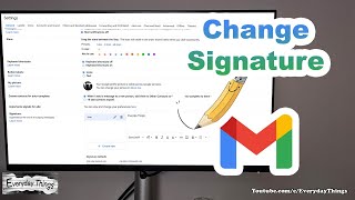 How to Change Gmail Signature on PC