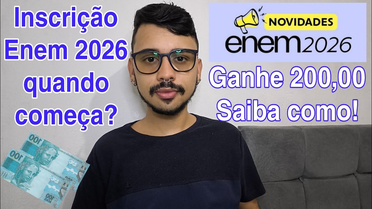 INSCRIÇÃO PARA O ENEM 2026 QUANDO COMEÇA | Como se inscrever, datas ...