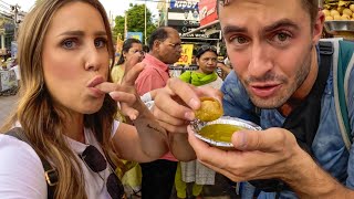 FIRST TIME Trying Pani Puri (India’s most popular street food)