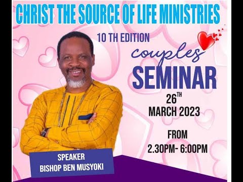 Couples Seminar || FIVE FOLD PATTERN IN MARRIAGE || by BISHOP BEN ...