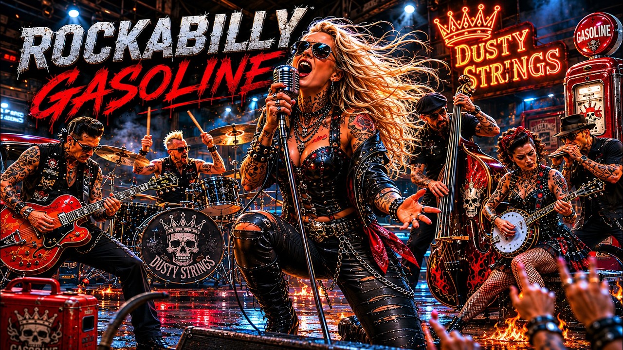 Rockabilly Gasoline — Dusty Strings | Rockabilly Techno Outlaw