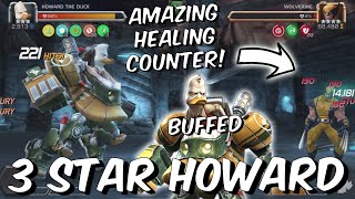 3 Star BUFFED Howard The Duck DESTROYS Realm of Legends Wolverine - Marvel Contest of Champions