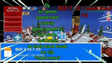 mod menu hack no ctash 2.15.1|blockman go V3