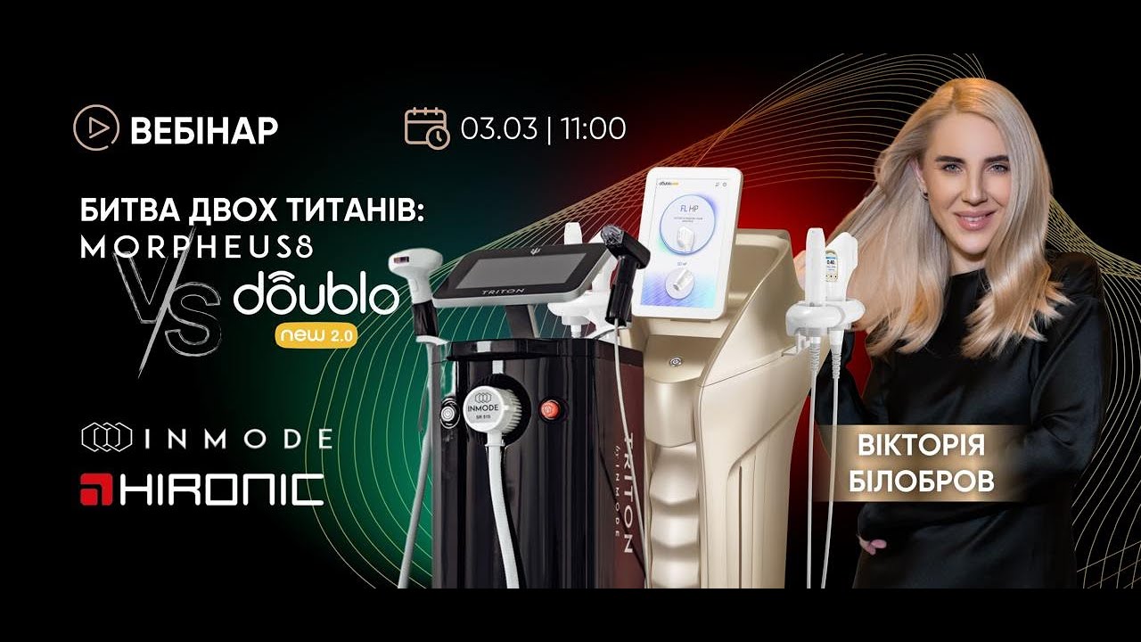 Hironic New Doublo - MFU + RF - Апарат для СМАС та RF ліфтингу