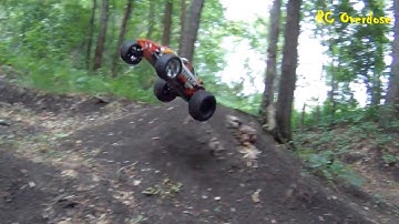 BMX Trail Bashing(Rustler VXL & Axial AX-10)Airtime Edition-RC Overdose