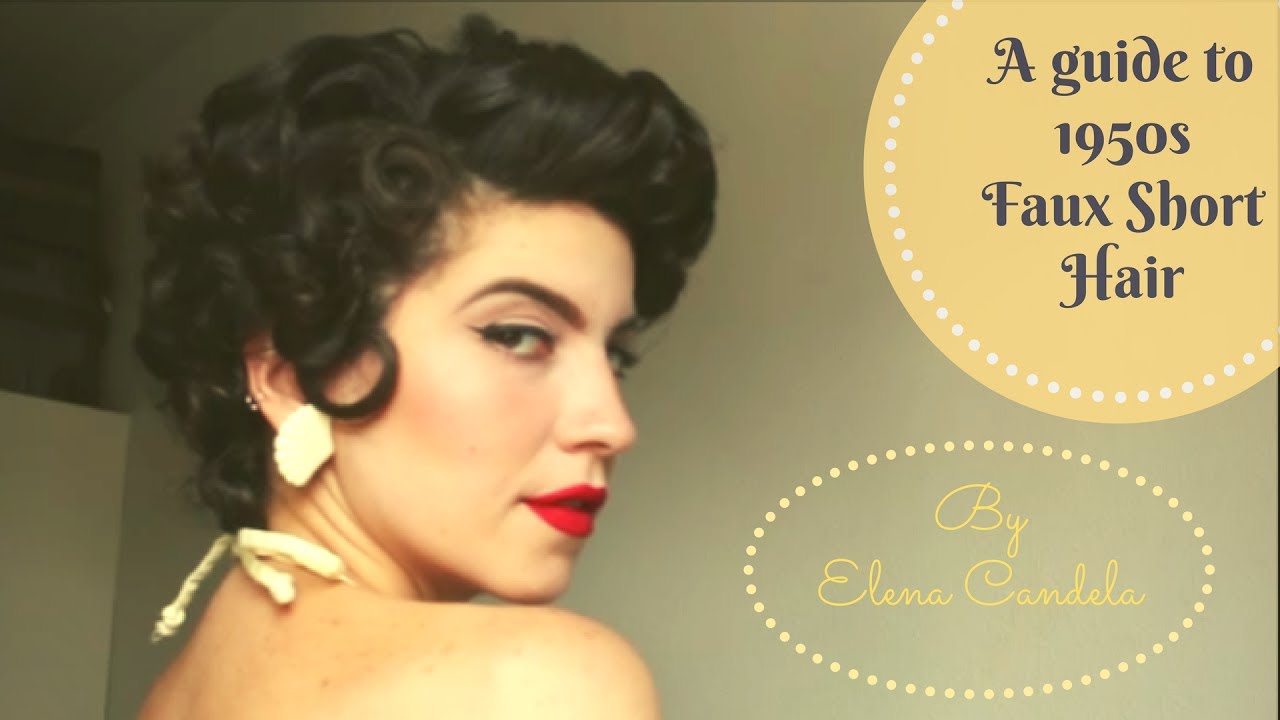 1950s Hairstyles Cropped Dos  Glam Curls