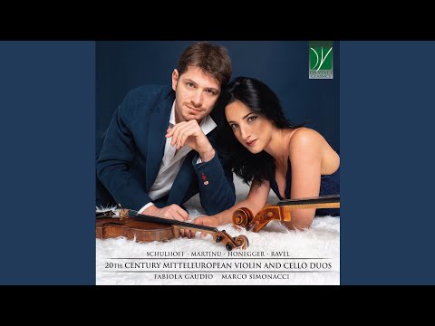 在 YouTube 上觀看「Duo for Violin and Cello: II. Zingaresca. Allegro giocoso」