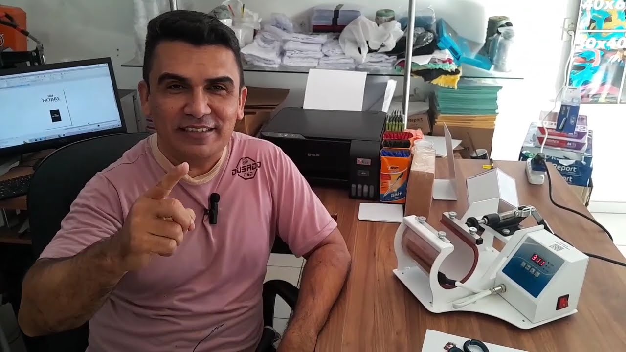 Como Personalizar #Xicara na Prensa de Caneca