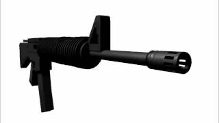 3D M16 Animation
