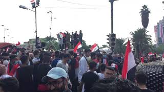 عرس التحرير مظاهرات ساحة التحرير ثورة اكتوبر بغداد 