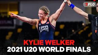 Kylie Welker TECH FALL to become a U20 World Champion in 2021