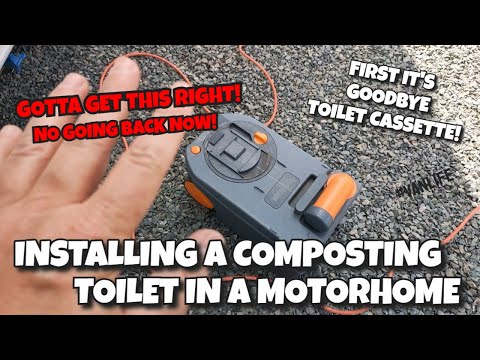 Installing a COMPOSTING Toilet in a Motorhome | DAY 3 #vanlife