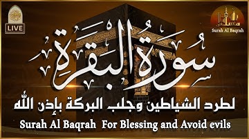 سورة البقرة كاملة لحفظ وتحصين المنزل وطرد الشياطين تلاوة عذبة هادئة ماجد الزامل Surah Al Baqarah