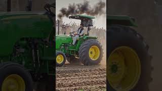 🔥 Dangerous Tractor Wheelie Stunt | Modified Green Tractor Action 🚜💨