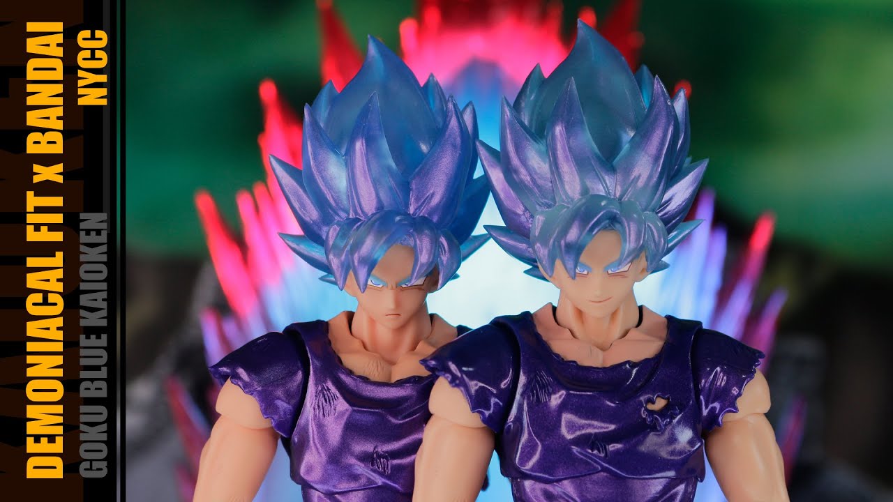 Goku Blue Kaioken: Comparativo NYCC Bandai SHF x Shining Soul (Demoniacal  Fit - DF) Review PT-Br 