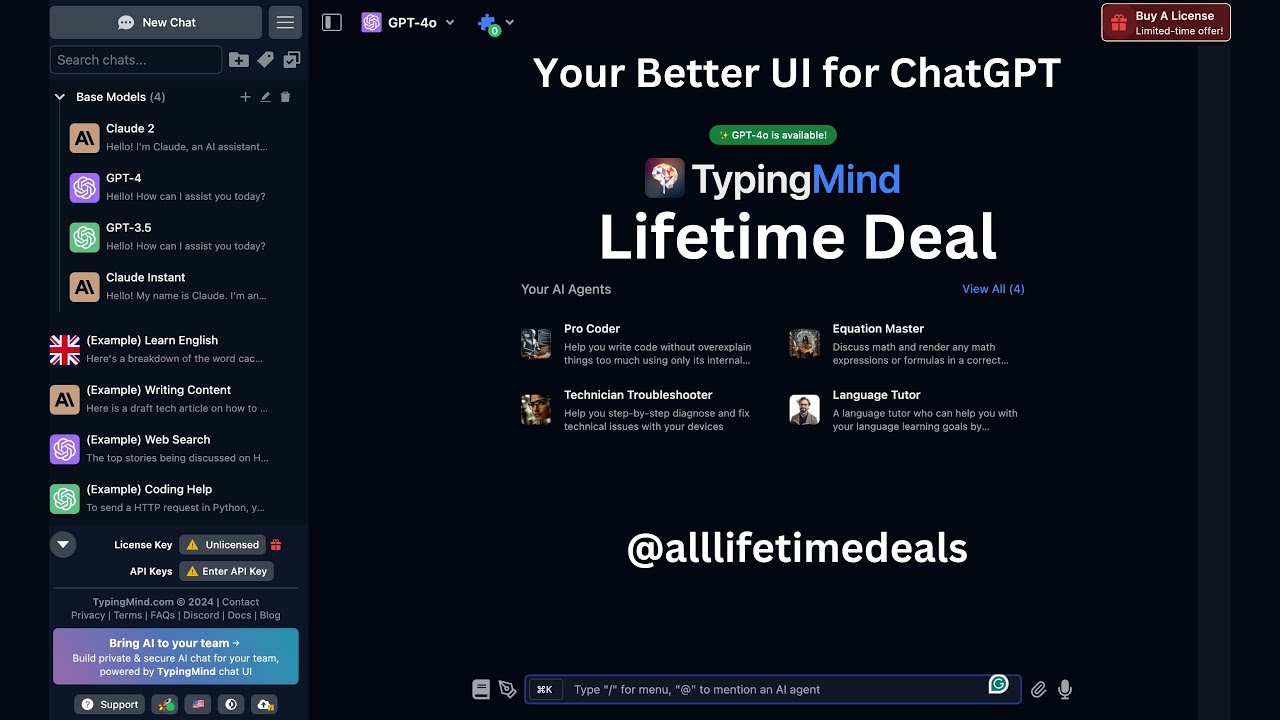 TypingMind Review | TypingMind Lifetime Deal - The #1 chat frontend UI ...
