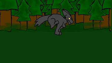 Wolf run animation test