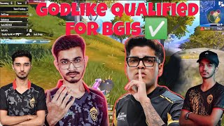 Godlike qualified for bgis round 4 #godl#godlike#bgis#admino#jelly