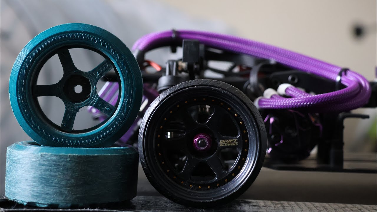 3d printed RC drift car tires - EX.S PRO