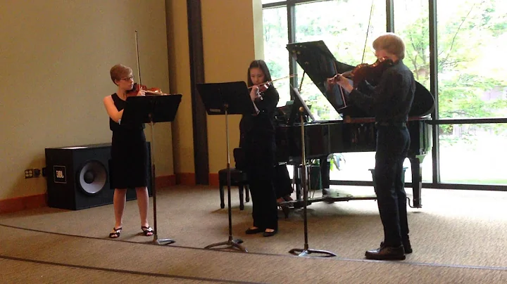 Hellmesberger Serenade for three violins and piano.