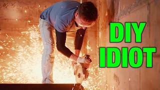 DIY Idiot + Angle Grinder = the Perfect Way to Hurt Yourself This Weekend