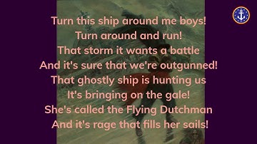 The Flying Dutchman - The Jolly Rogers (Lyrics)